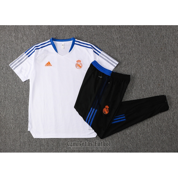 Chandal del Real Madrid Manga Corta 2021-2022 Blanco